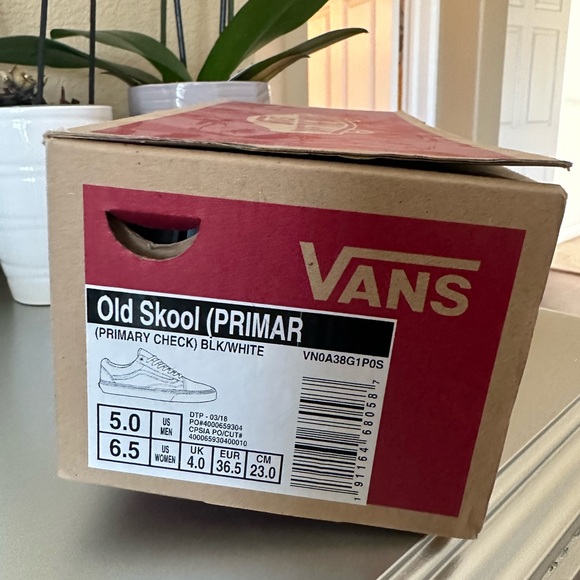 Vans Old Skool Primary Check - Picture 4 of 4